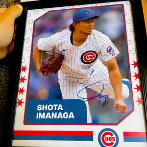 Shota Imanaga Signed 8x10 Chicago Cubs Photo – Original Autograph